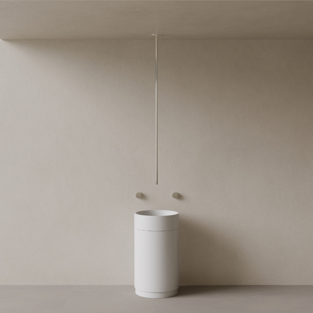 Modern Column Ceiling-Mounted Faucet