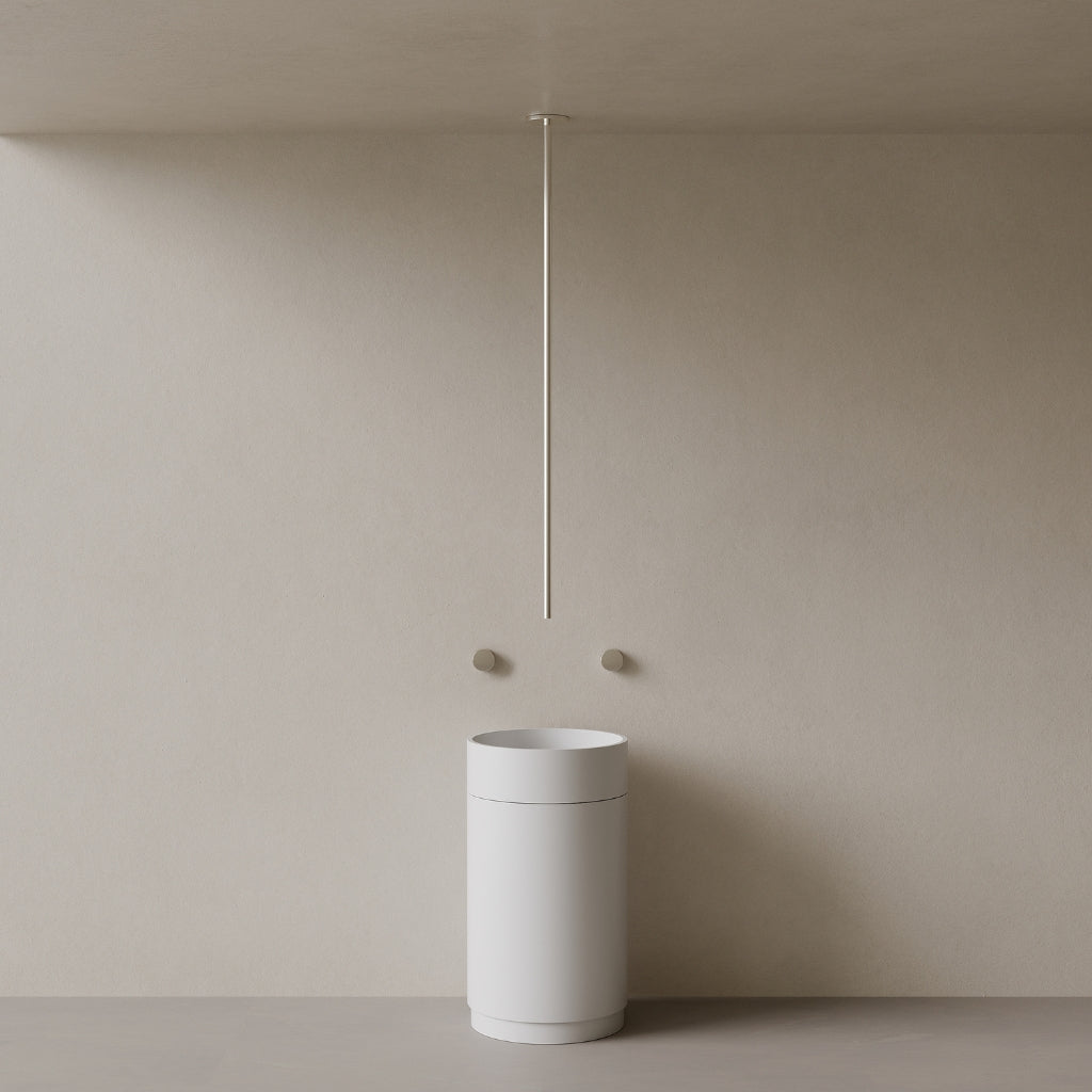 Modern Column Ceiling-Mounted Faucet