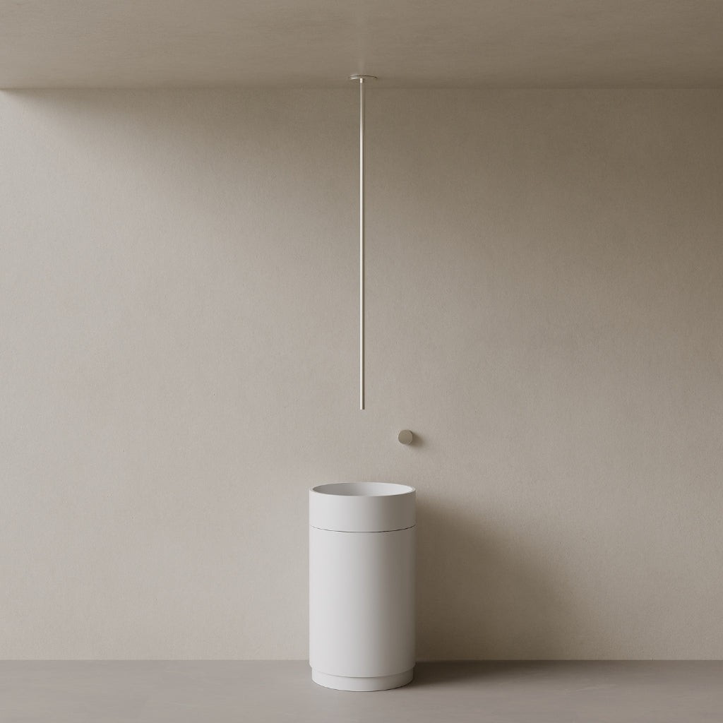 Modern Column Ceiling-Mounted Faucet