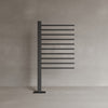 Freestanding Floor-Mounted 10 Rod Heated Towel Rack with Digital Display