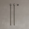 Wall-Mounted Vertical Heated Towel Rack with Digital Display