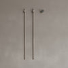 Wall-Mounted Vertical Heated Towel Rack with Digital Display