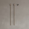 Wall-Mounted Vertical Heated Towel Rack with Digital Display