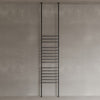 Floor-to-Ceiling 15 Rod Heated Towel Rack with Digital Display