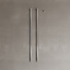 Wall-Mounted Vertical Heated Towel Rack with Digital Display