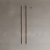 Wall-Mounted Vertical Heated Towel Rack with Digital Display