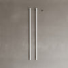 Wall-Mounted Vertical Heated Towel Rack with Digital Display