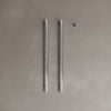 Wall-Mounted Vertical Heated Towel Rack with Digital Display