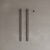Wall-Mounted Vertical Heated Towel Rack with Digital Display