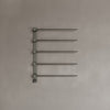 Wall-Mounted 5 Rod Heated Towel Rack with Digital Display