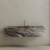 Single Sink Floating Handcrafted Marble Vanity