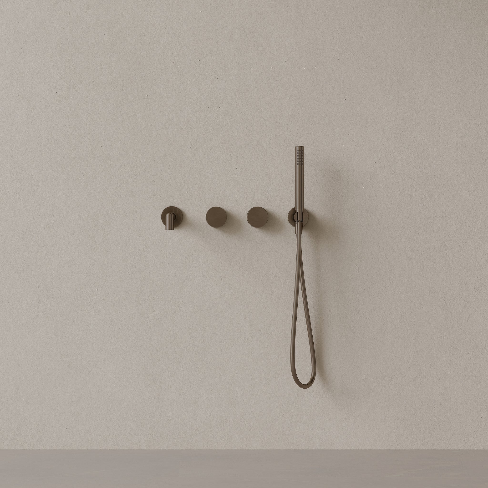 Modern square Wall-mounted Bathtub Filler