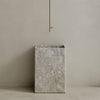 Rovella Handcrafted Stone Pedestal Sink