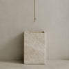 Rovella Handcrafted Stone Pedestal Sink