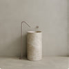 Orbita Handcrafted Stone Pedestal Sink