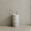 Orbita Handcrafted Stone Pedestal Sink
