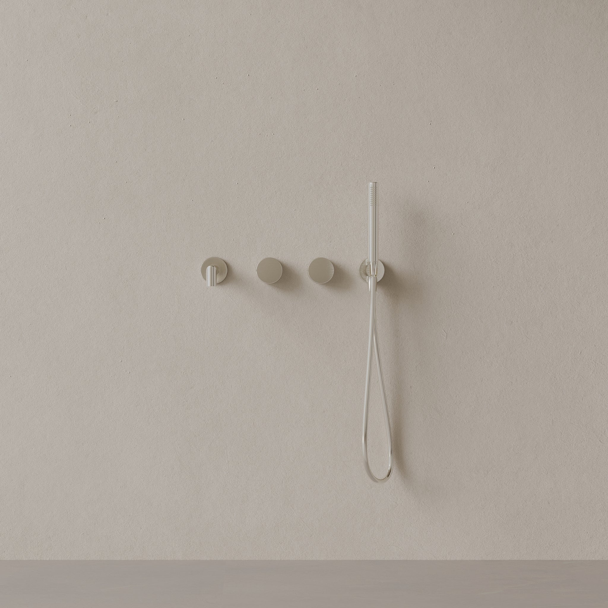 Modern square Wall-mounted Bathtub Filler