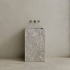 Quattro Handcrafted Stone Pedestal Sink