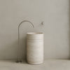 Rotundi Handcrafted Stone Pedestal Sink