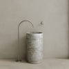 Rotundi Handcrafted Stone Pedestal Sink