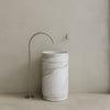 Rotundi Handcrafted Stone Pedestal Sink