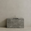 Single Sink Freestanding Handcrafted Marble Vanity with Drawers
