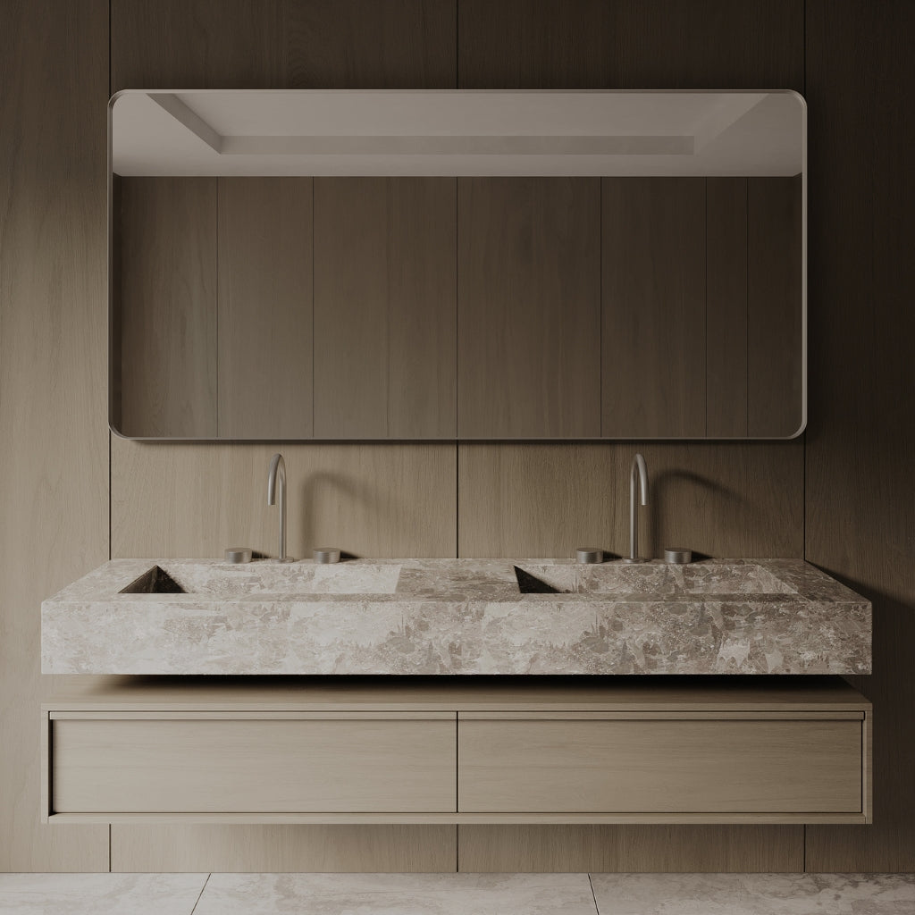 72" x 36" Oversized Metal Frame Bathroom Mirror