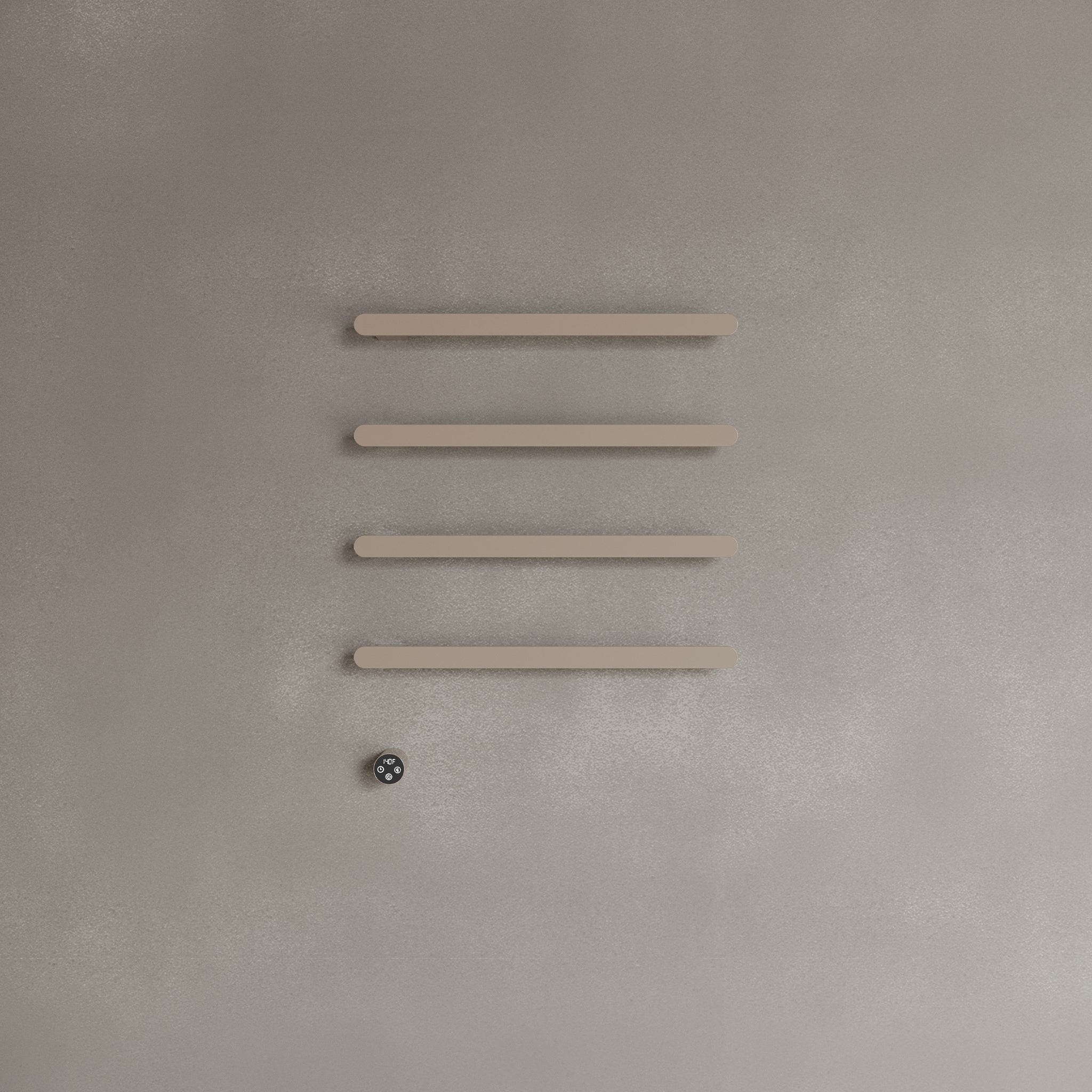 Wall-Mounted Heated Towel Rack – Modern Design with Digital Display