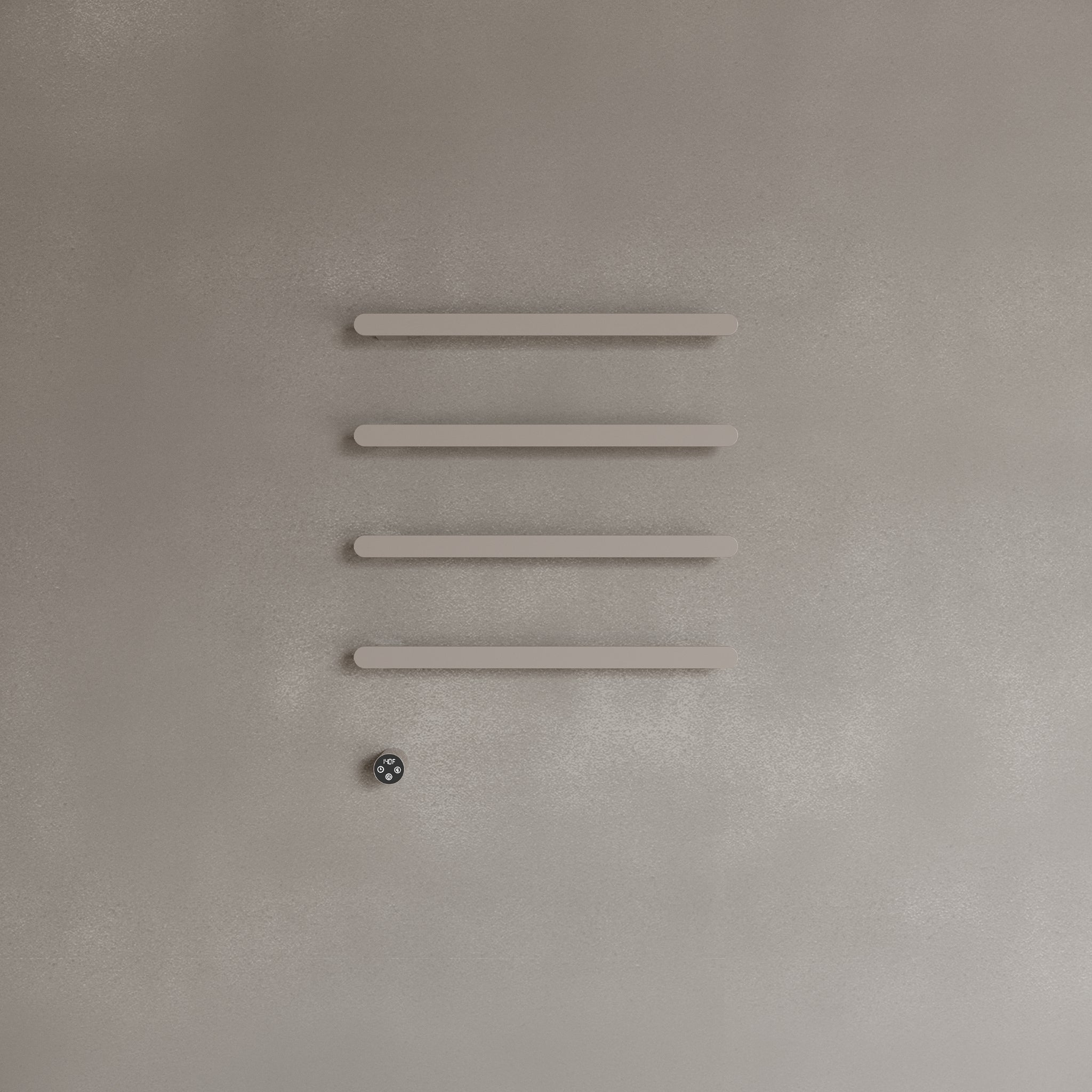 Wall-Mounted Heated Towel Rack – Modern Design with Digital Display