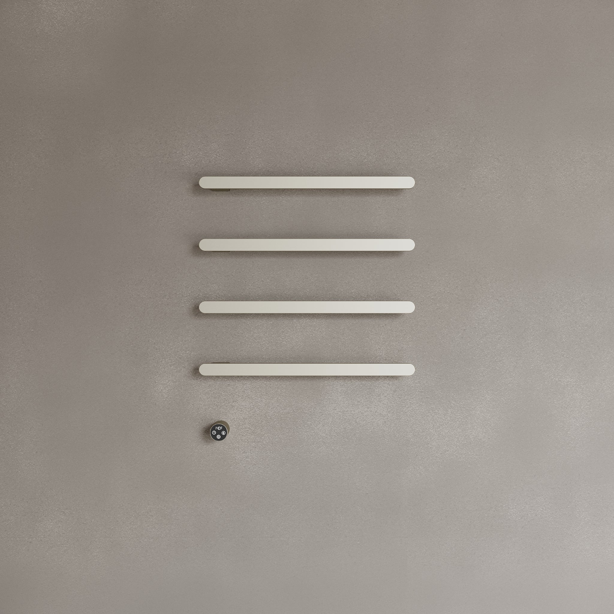 Wall-Mounted Heated Towel Rack – Modern Design with Digital Display