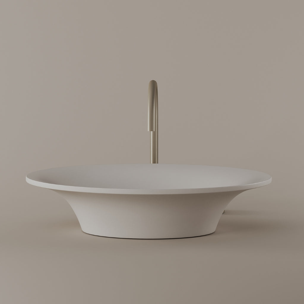 Flared Concrete Vessel Sink 24