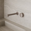 Modern Square Wall-Mounted Faucet with Knob Style Control
