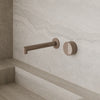 Modern Square Wall-Mounted Faucet with Knob Style Control