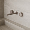 Modern Square Wall-Mounted Faucet with Knob Style Control