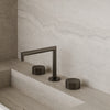 Modern Square Counter-Mounted Faucet with Knob-Style Controls