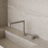 Modern Square Counter-Mounted Faucet with Knob-Style Controls
