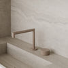Modern Square Counter-Mounted Faucet with Knob-Style Controls