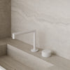 Modern Square Counter-Mounted Faucet with Knob-Style Controls